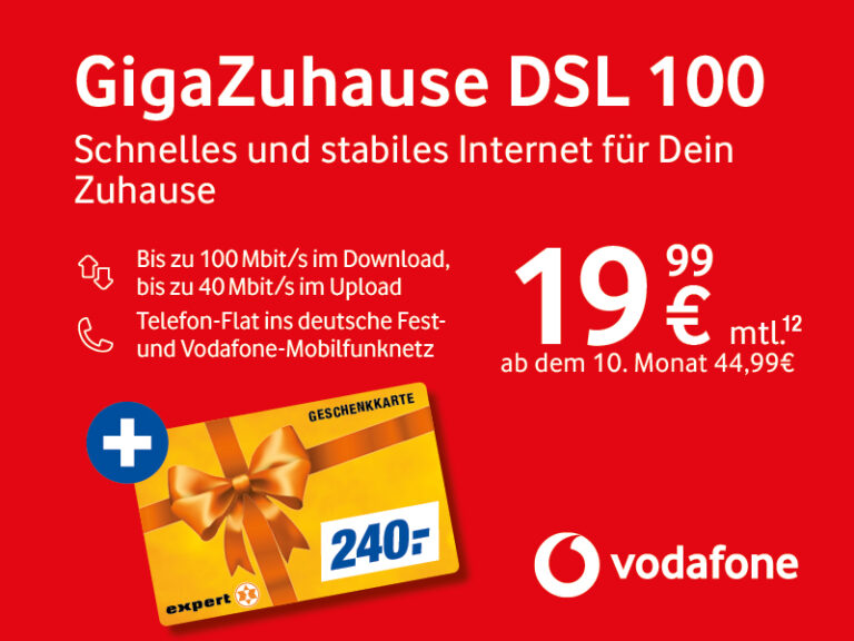 GigaZuhause DSL 100